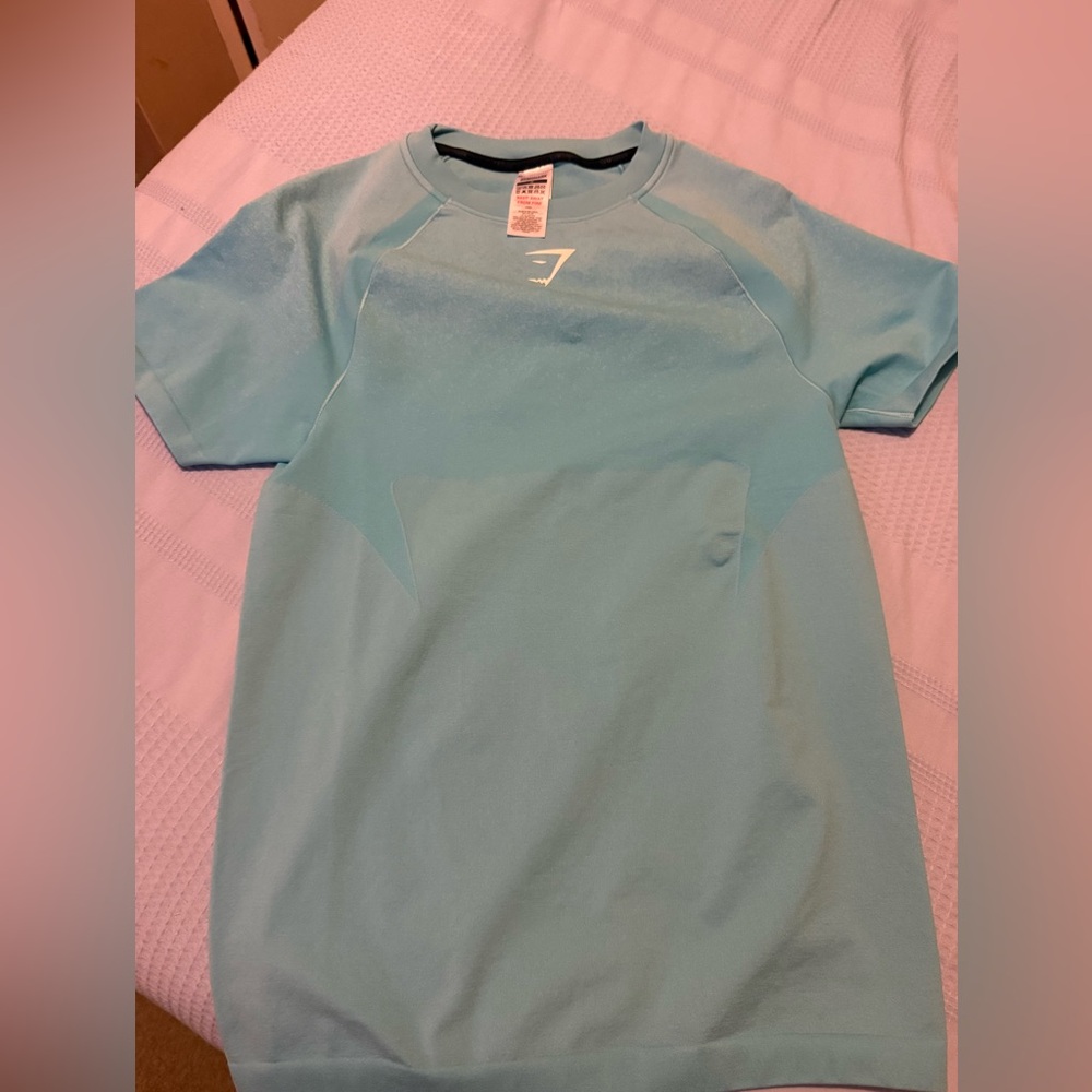 Gymshark Light Blue Short Sleeve Tee